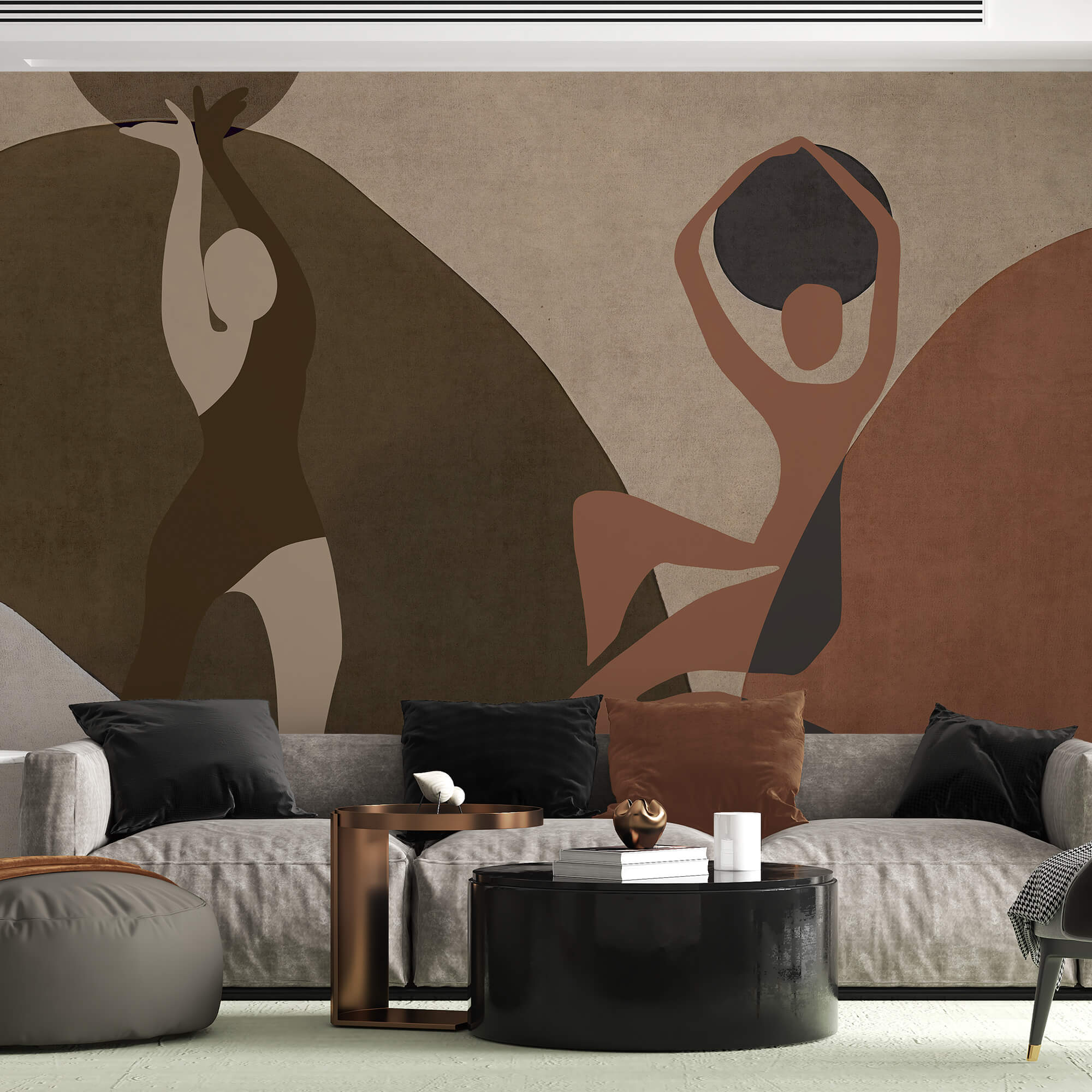 Pintura de um casal de mulheres