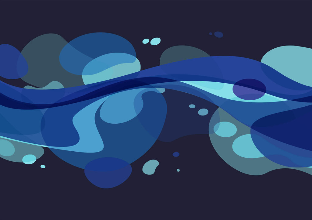 Desenho de remoinho azul e branco Desenho de remoinho azul e branco