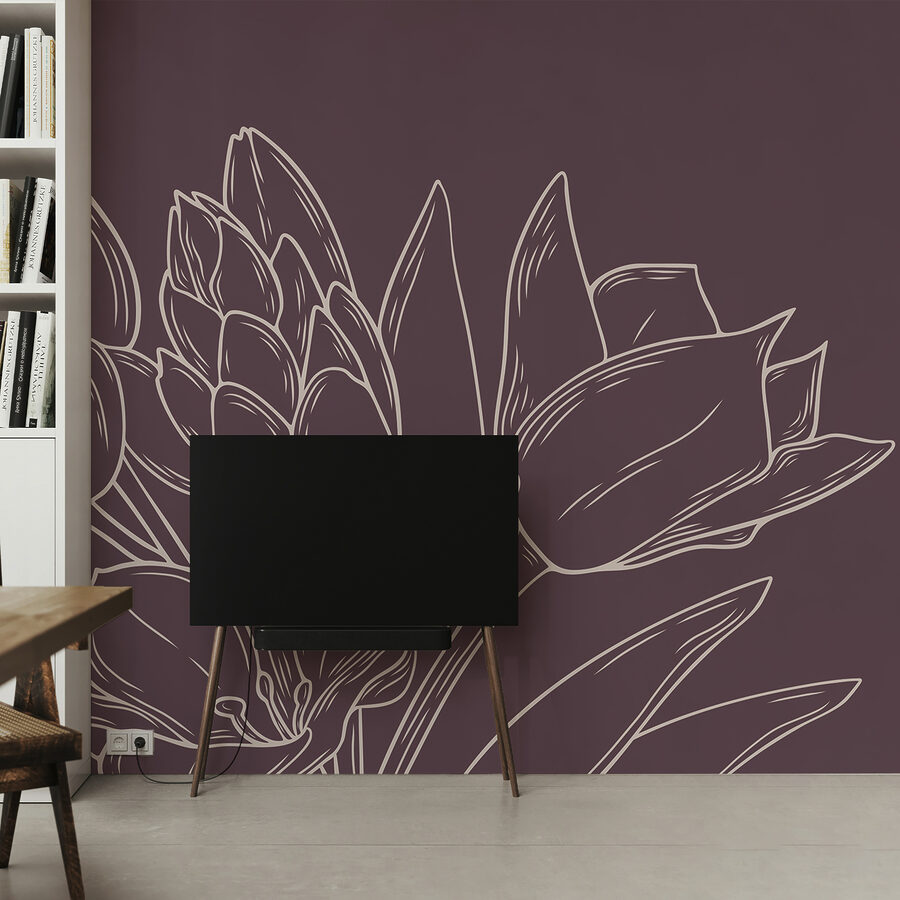 Papel de parede Flores delicadas num cenário rico - Image 3