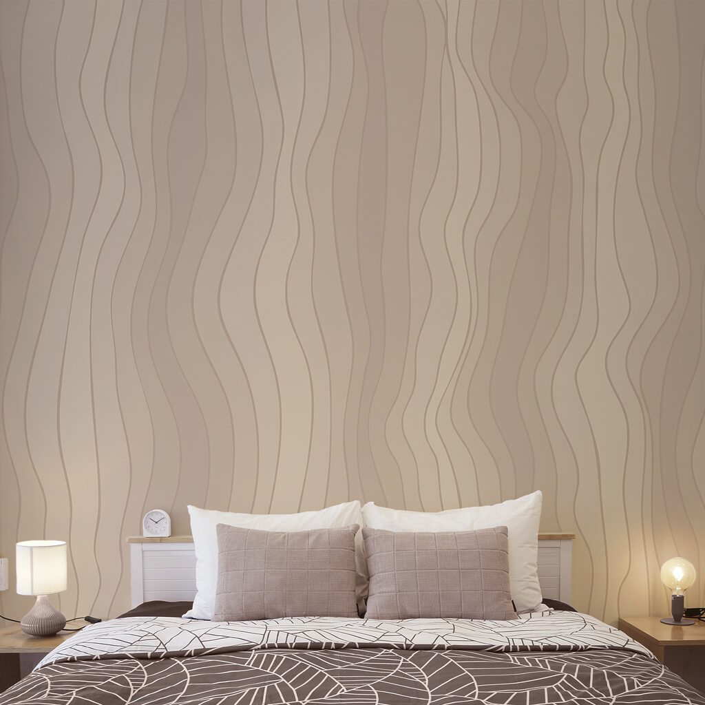 Curvas suaves e fluidas em tons suaves