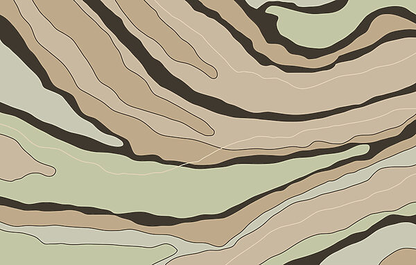 Linhas abstractas em tons de terra quentes Linhas abstractas em tons de terra quentes