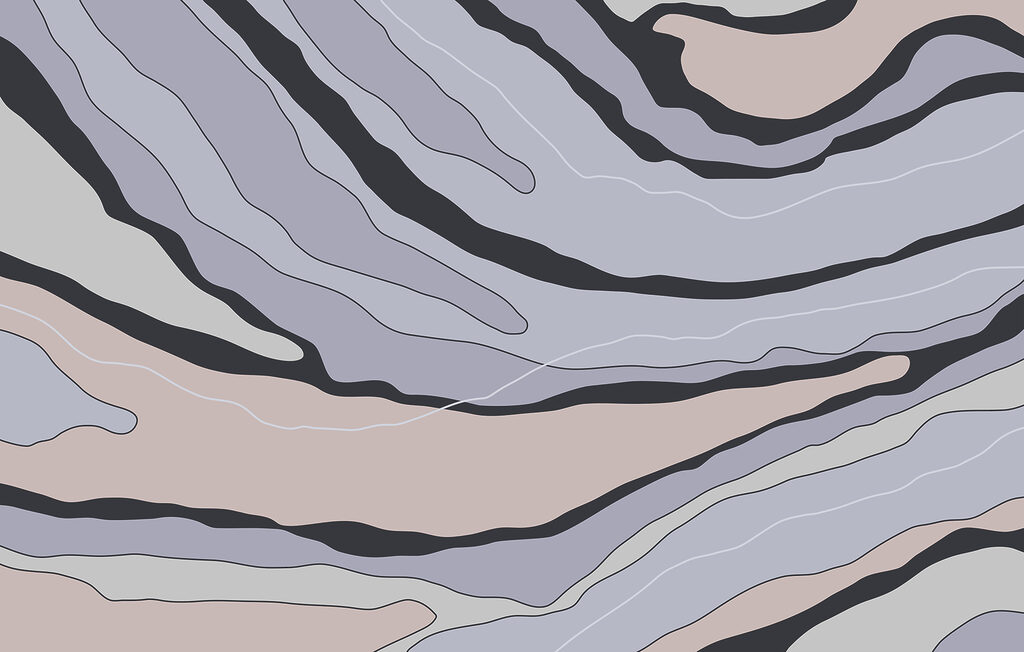 Linhas abstractas em cores suaves Linhas abstractas em cores suaves