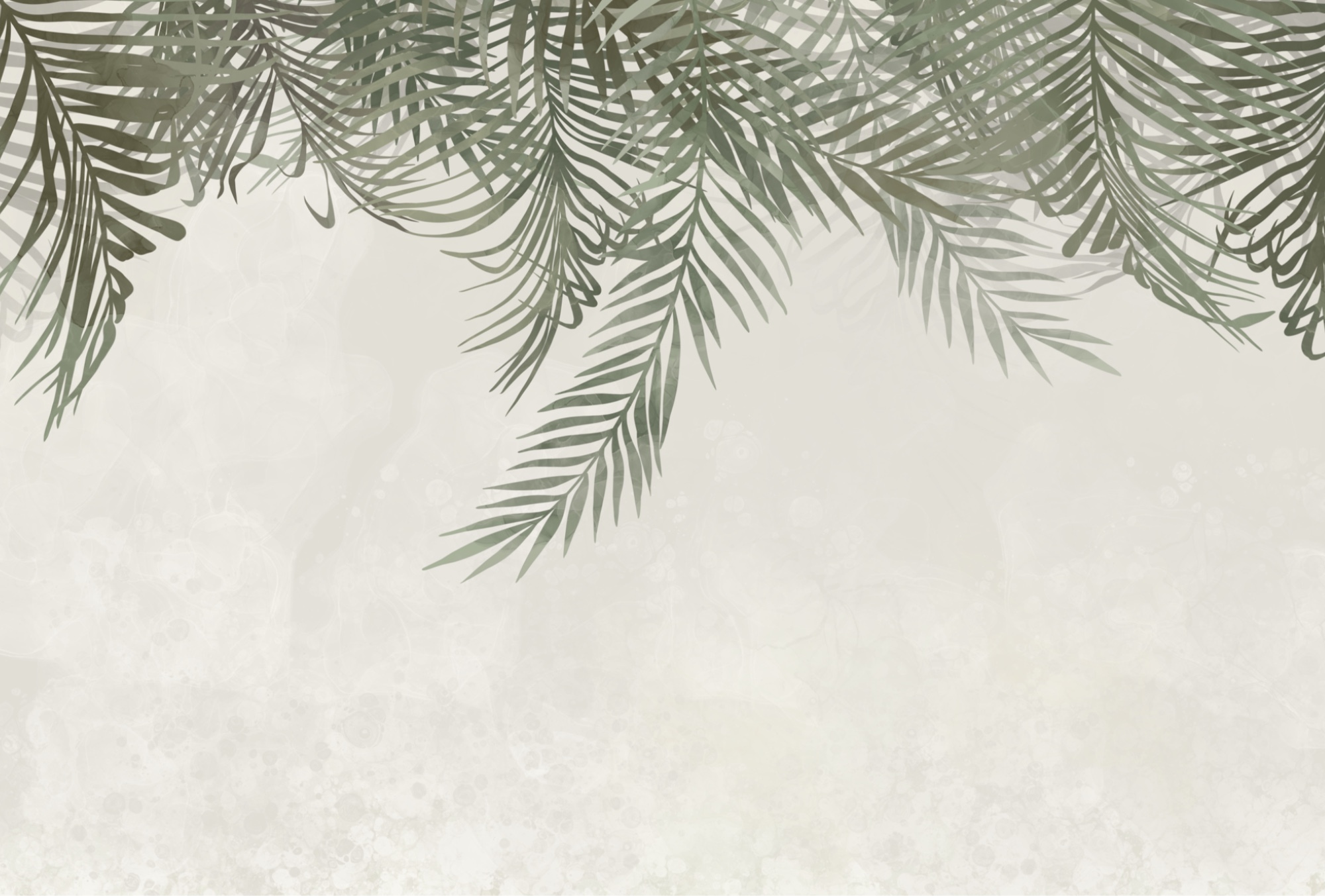 Gentle foliage on a soft background