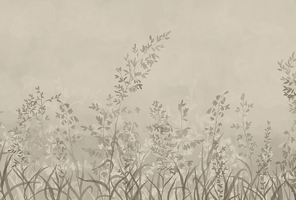 Soft foliage in muted tones