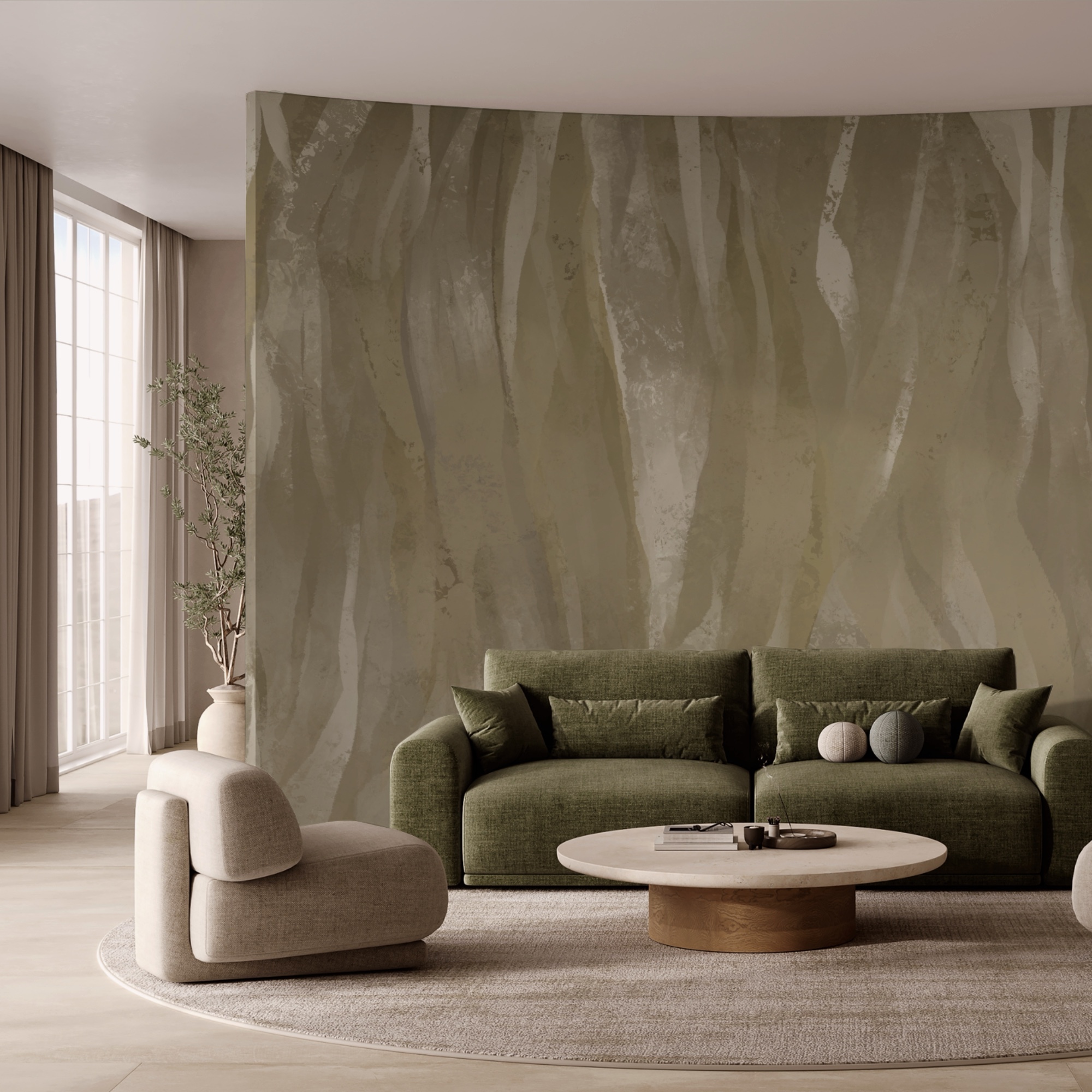 Padrão de onda abstrato suave e fluido