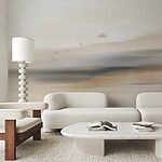 Papel de parede Grupo de pássaros a voar no céu