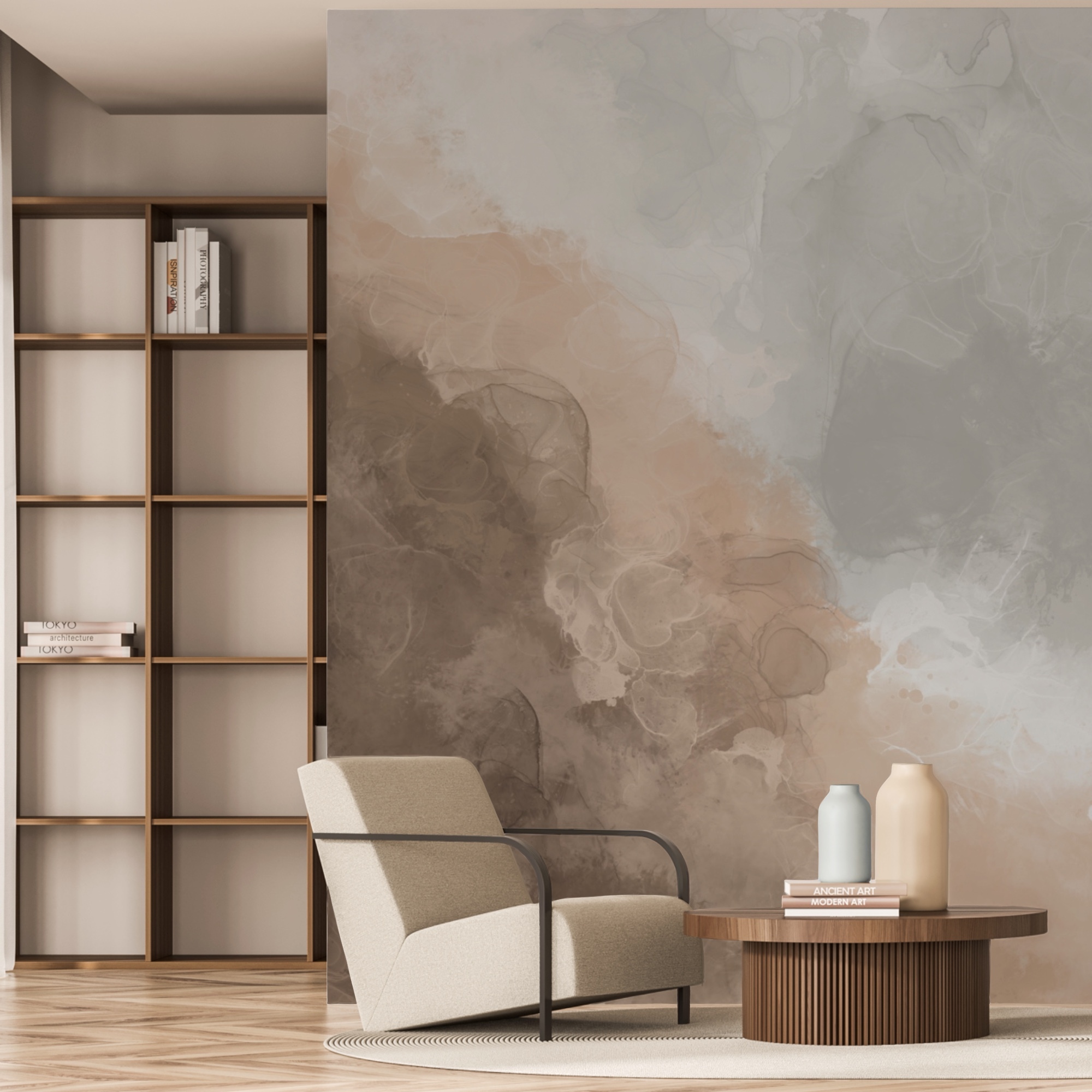 Tons suaves que se misturam na tranquilidade