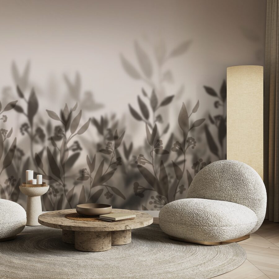 Papel de parede Imagem desfocada de plantas