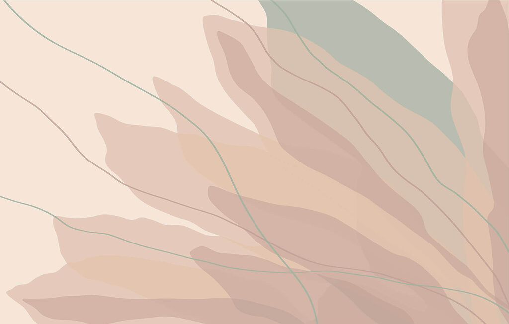 Murais de parede Tons suaves e formas fluidas unem-se. Murais de parede Tons suaves e formas fluidas unem-se.