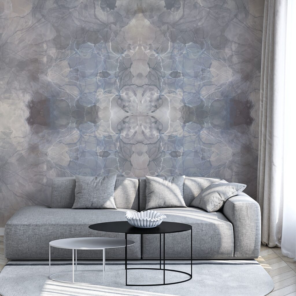 Fundo cinzento e branco