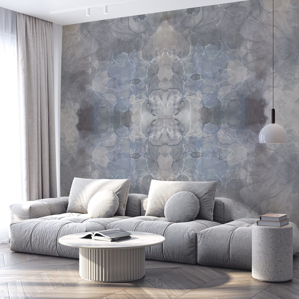 Fundo cinzento e branco