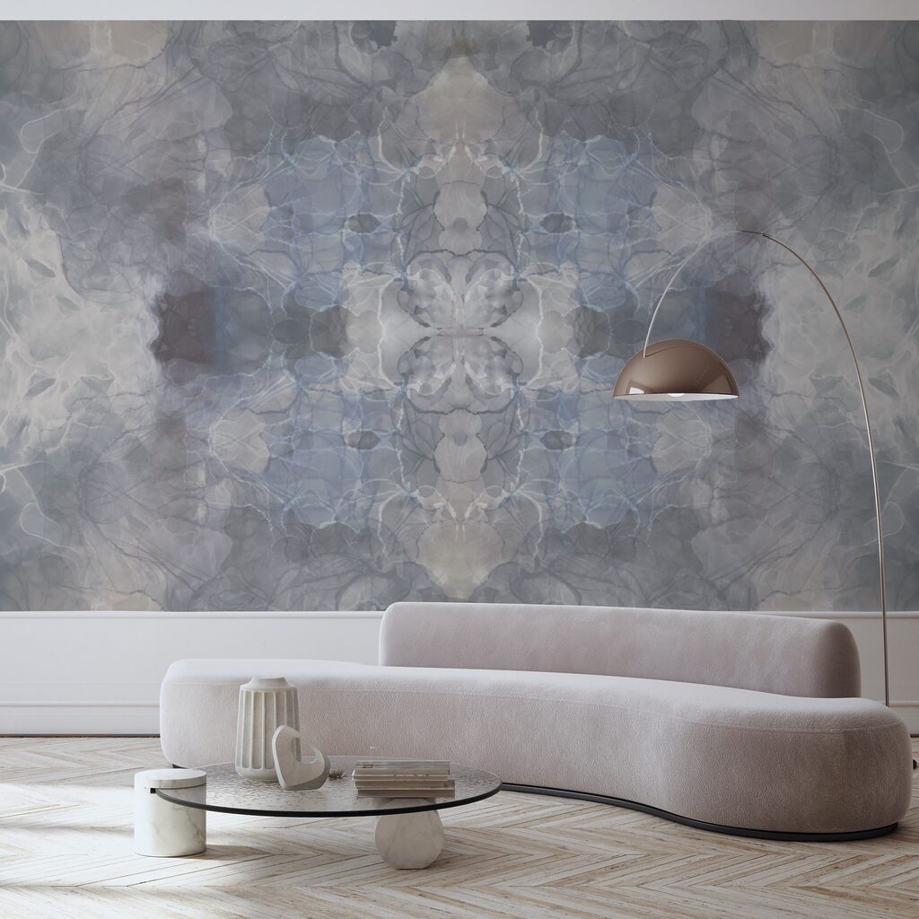 Fundo cinzento e branco