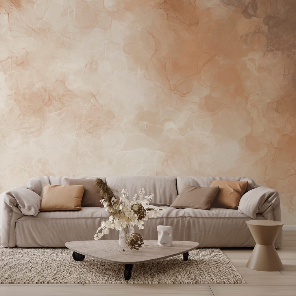 Tons subtis que se misturam suavemente