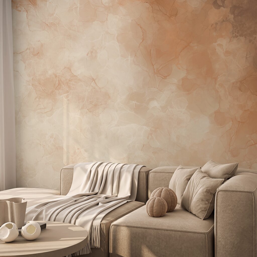 Tons subtis que se misturam suavemente