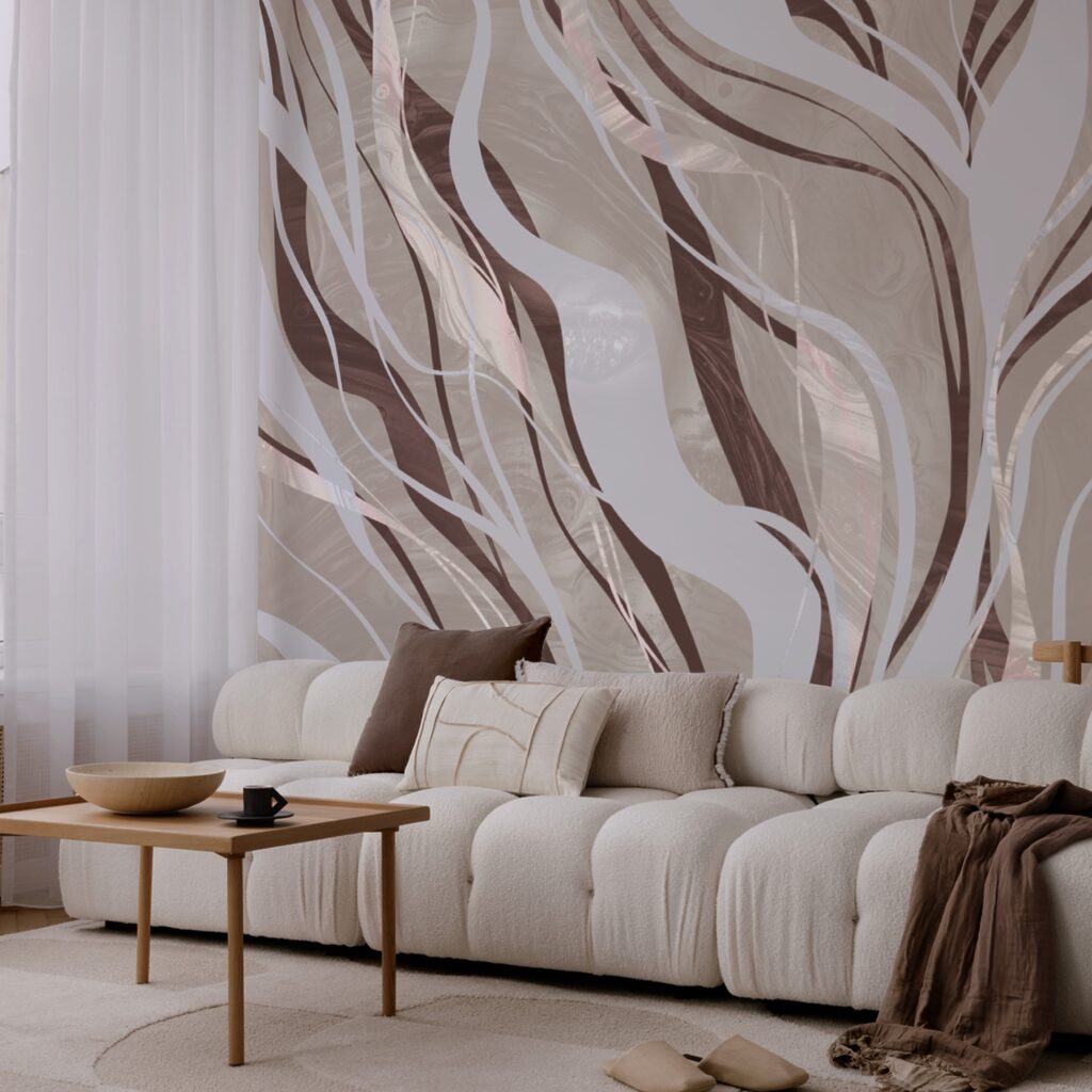 Redemoinhos castanhos e brancos