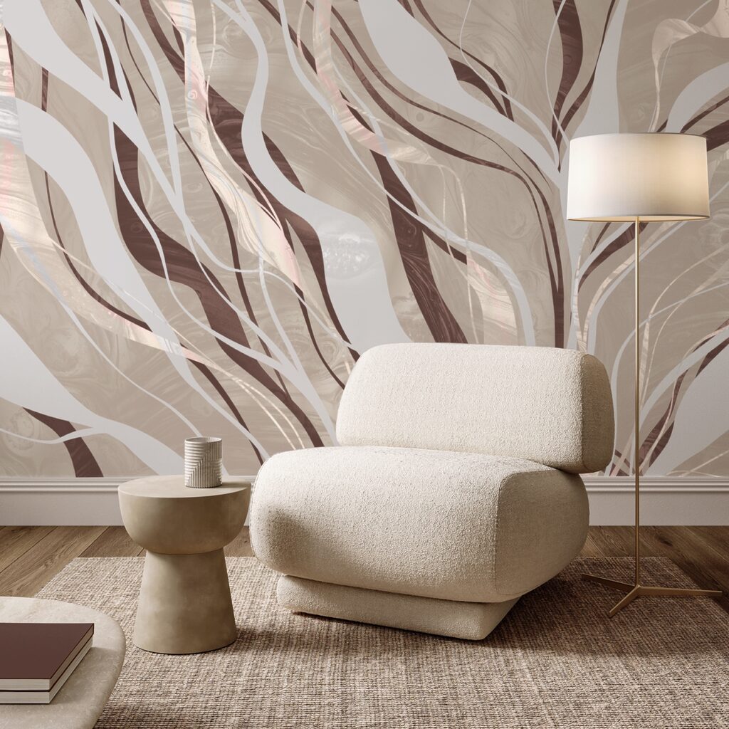 Redemoinhos castanhos e brancos