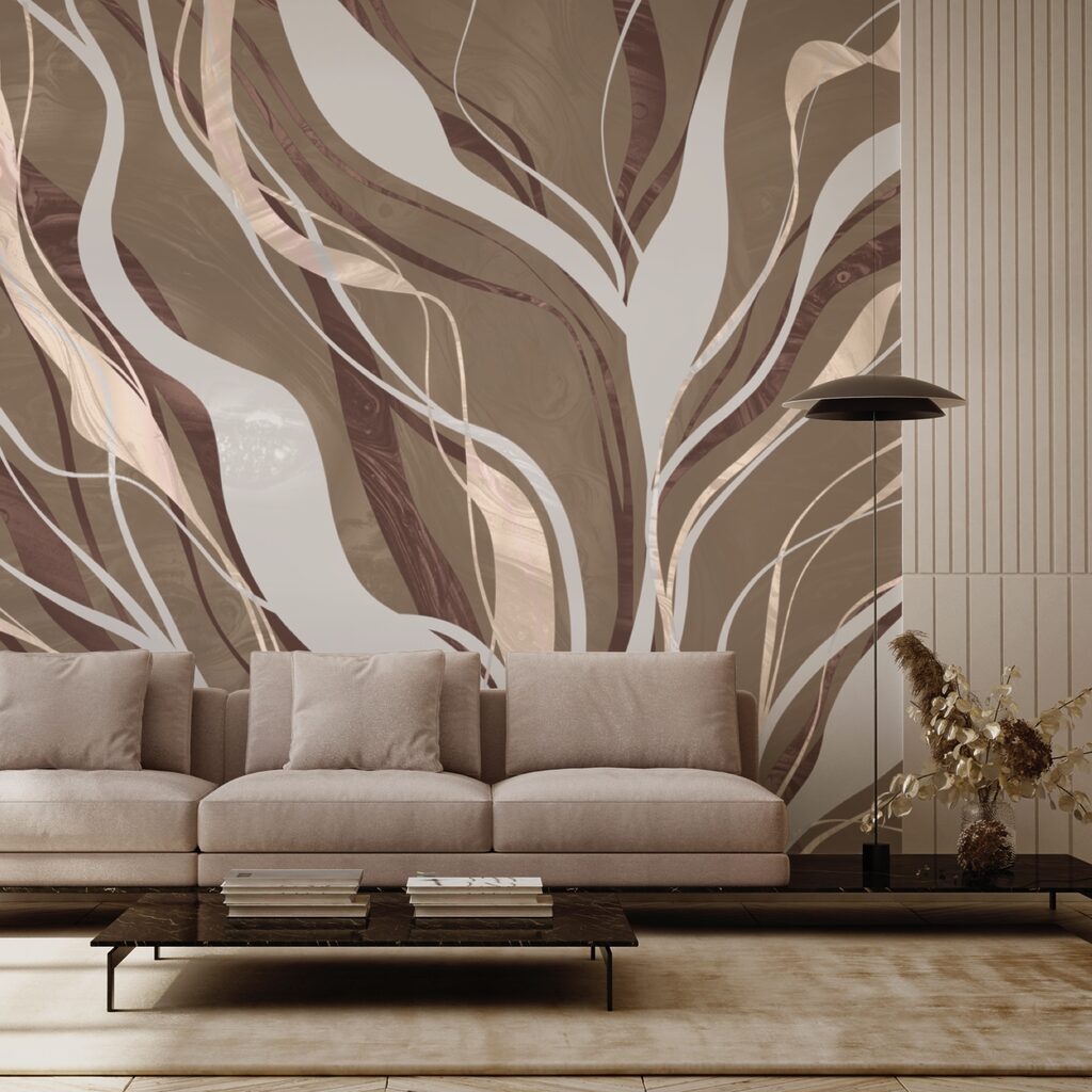 Redemoinhos castanhos e brancos