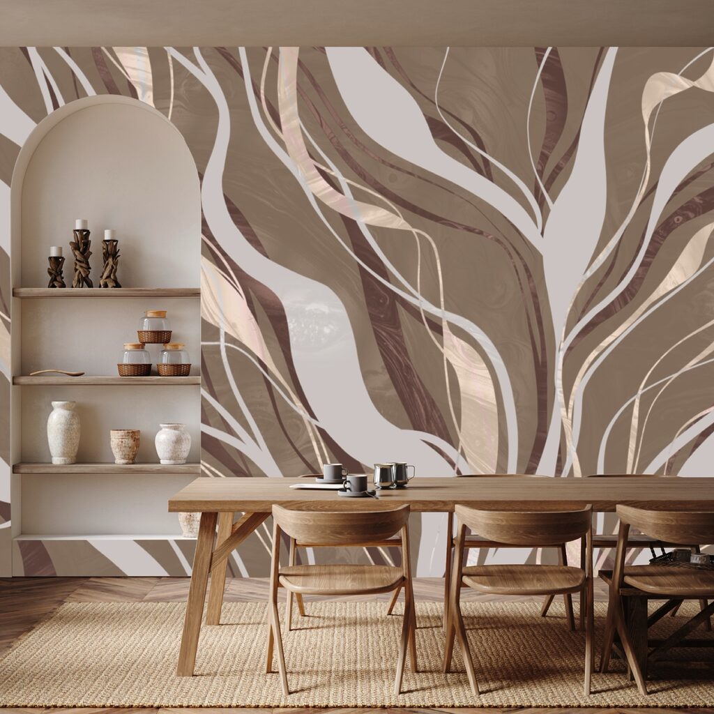 Redemoinhos castanhos e brancos