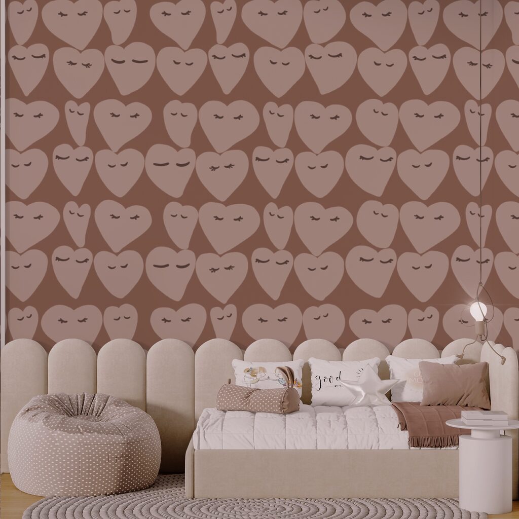 Padrões de corações que espalham alegria por todo o lado