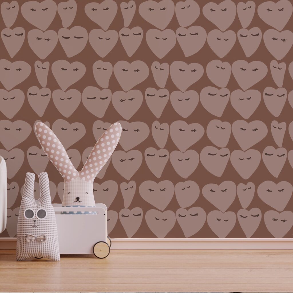 Padrões de corações que espalham alegria por todo o lado