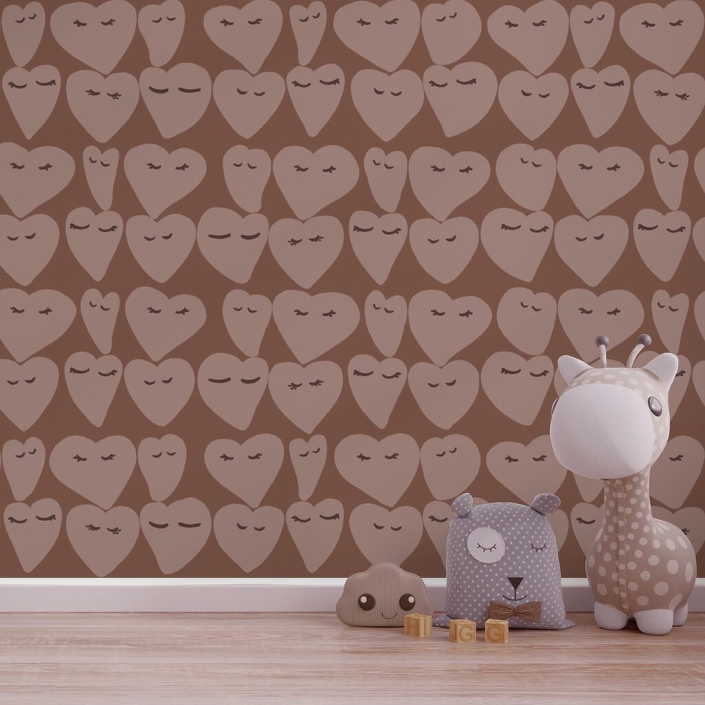 Padrões de corações que espalham alegria por todo o lado