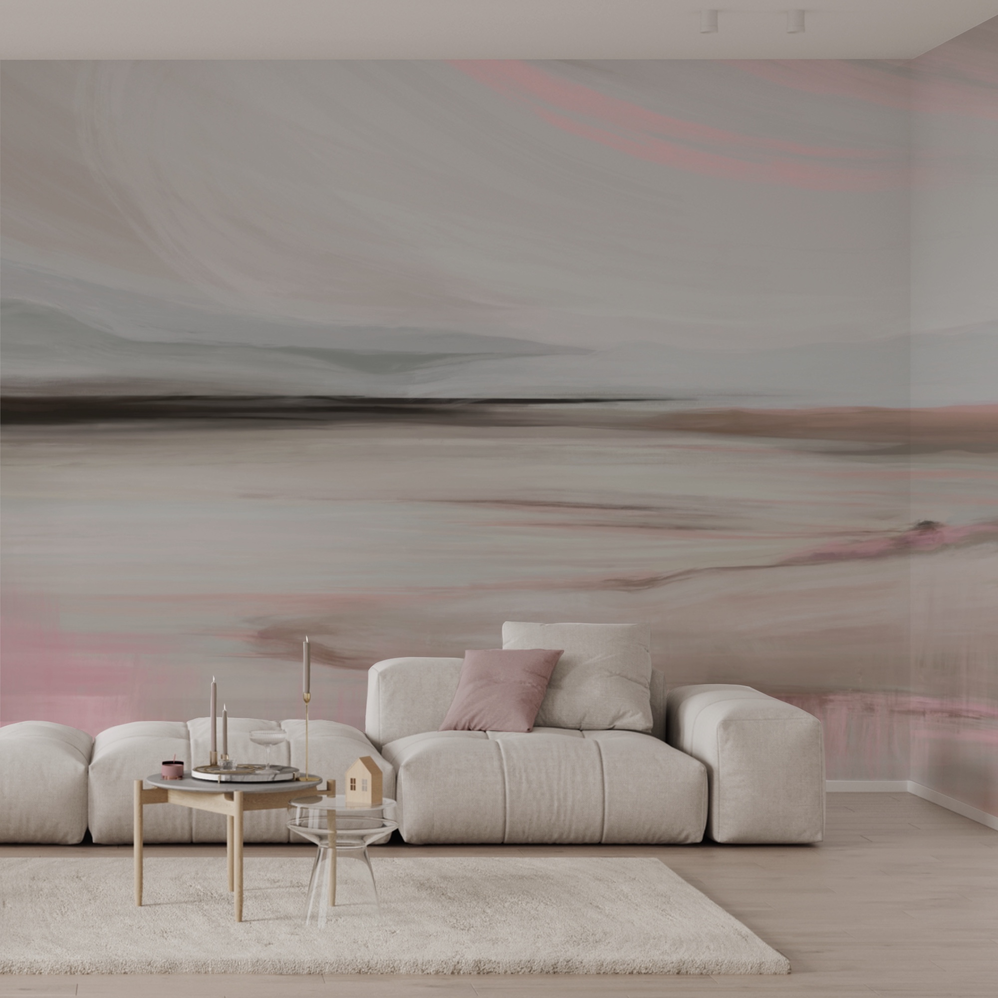 Pintura de uma paisagem