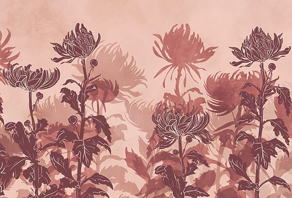 Desenho de flores e folhas Desenho de flores e folhas
