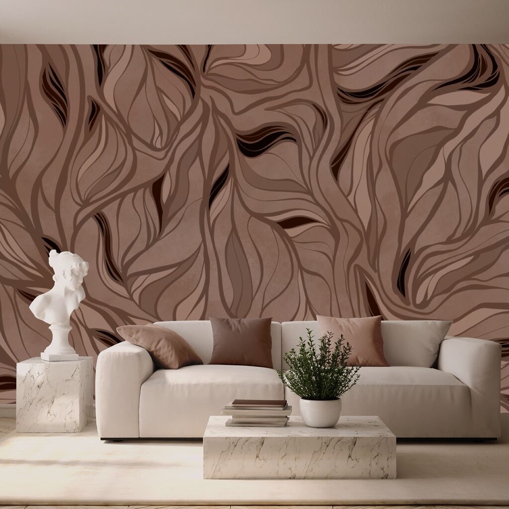 Padrão castanho e preto