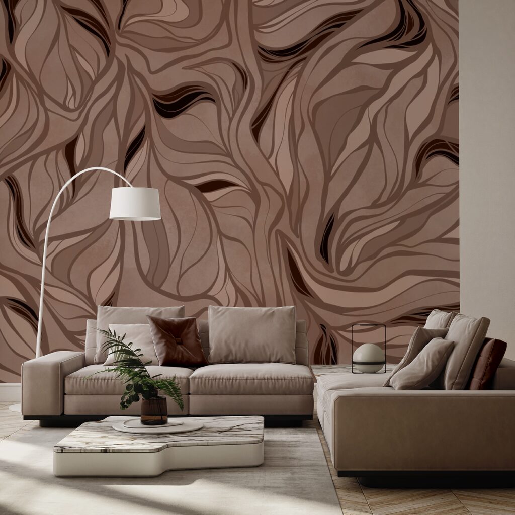 Padrão castanho e preto