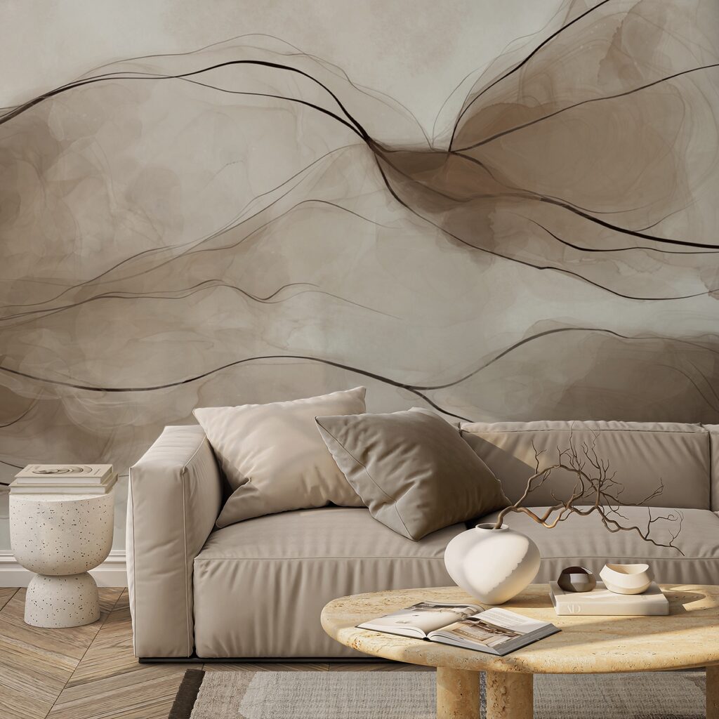 Ondas etéreas de cores fluidas