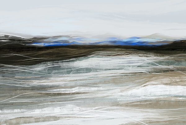 Pintura de uma paisagem Pintura de uma paisagem