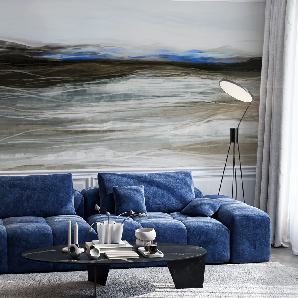 Pintura de uma paisagem