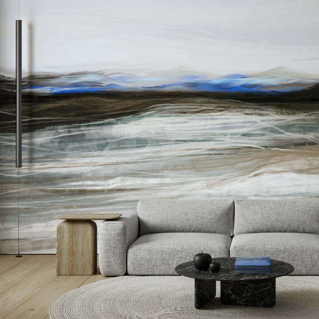 Pintura de uma paisagem