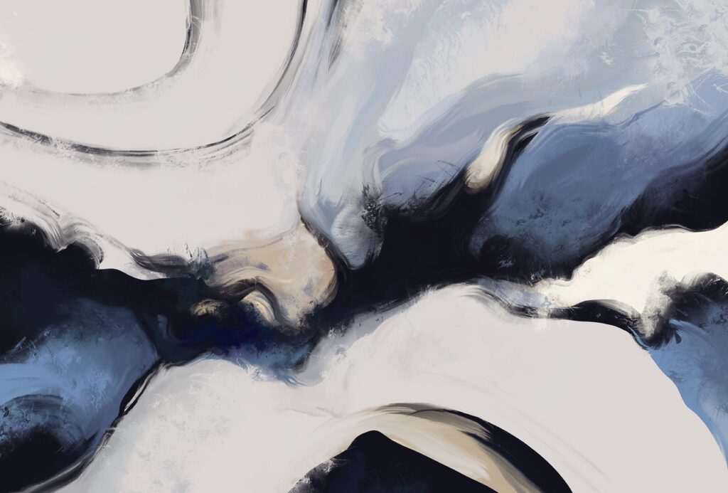 Ondas abstractas em tons suaves Ondas abstractas em tons suaves
