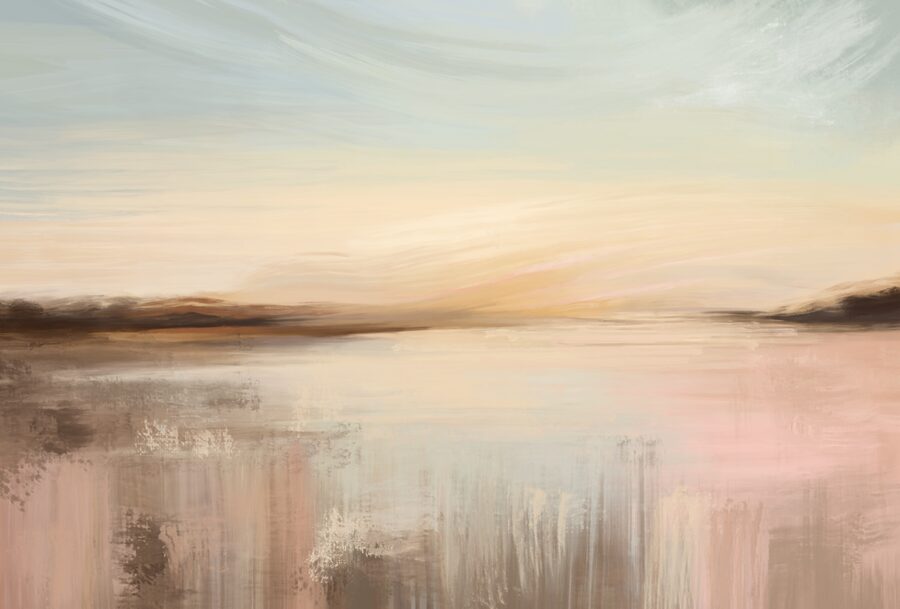 Pintura de uma paisagem