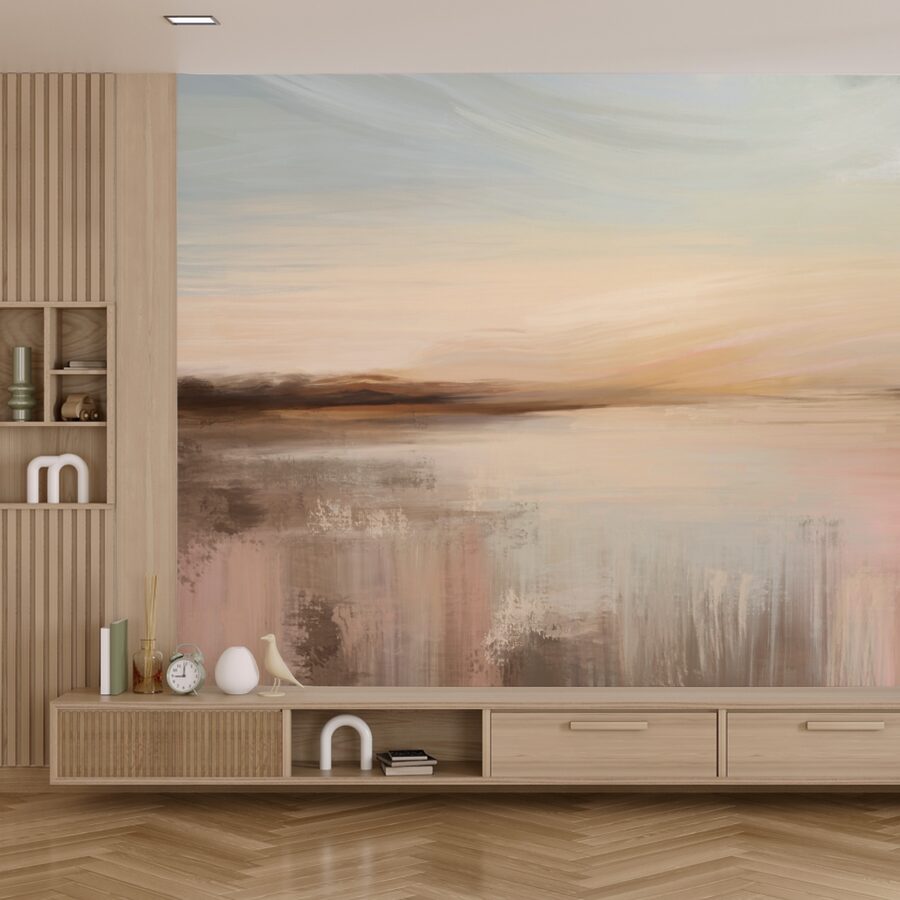 Pintura de uma paisagem