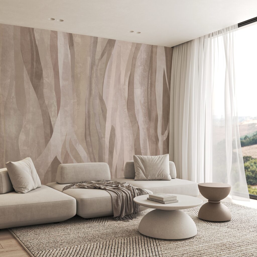 Padrões naturais abstractos em tons suaves