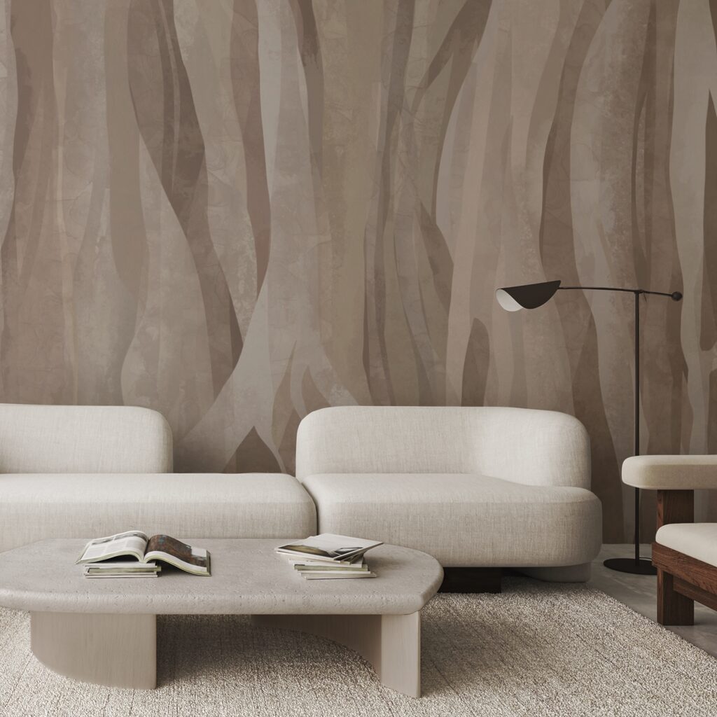 Padrões naturais abstractos em tons suaves