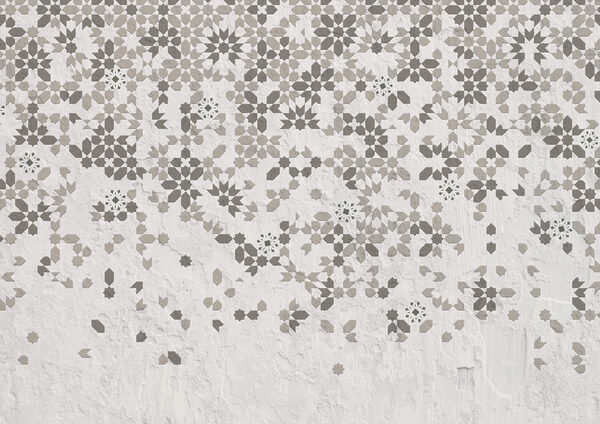 Wall with many different patterns