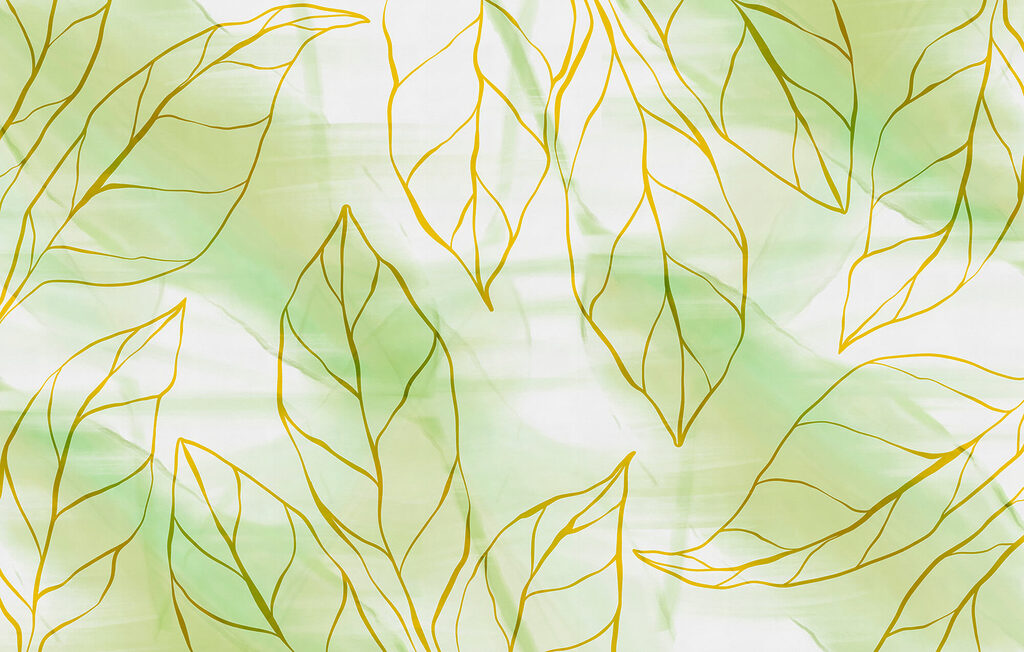 Pattern of leaves on a white surface Pattern of leaves on a white surface