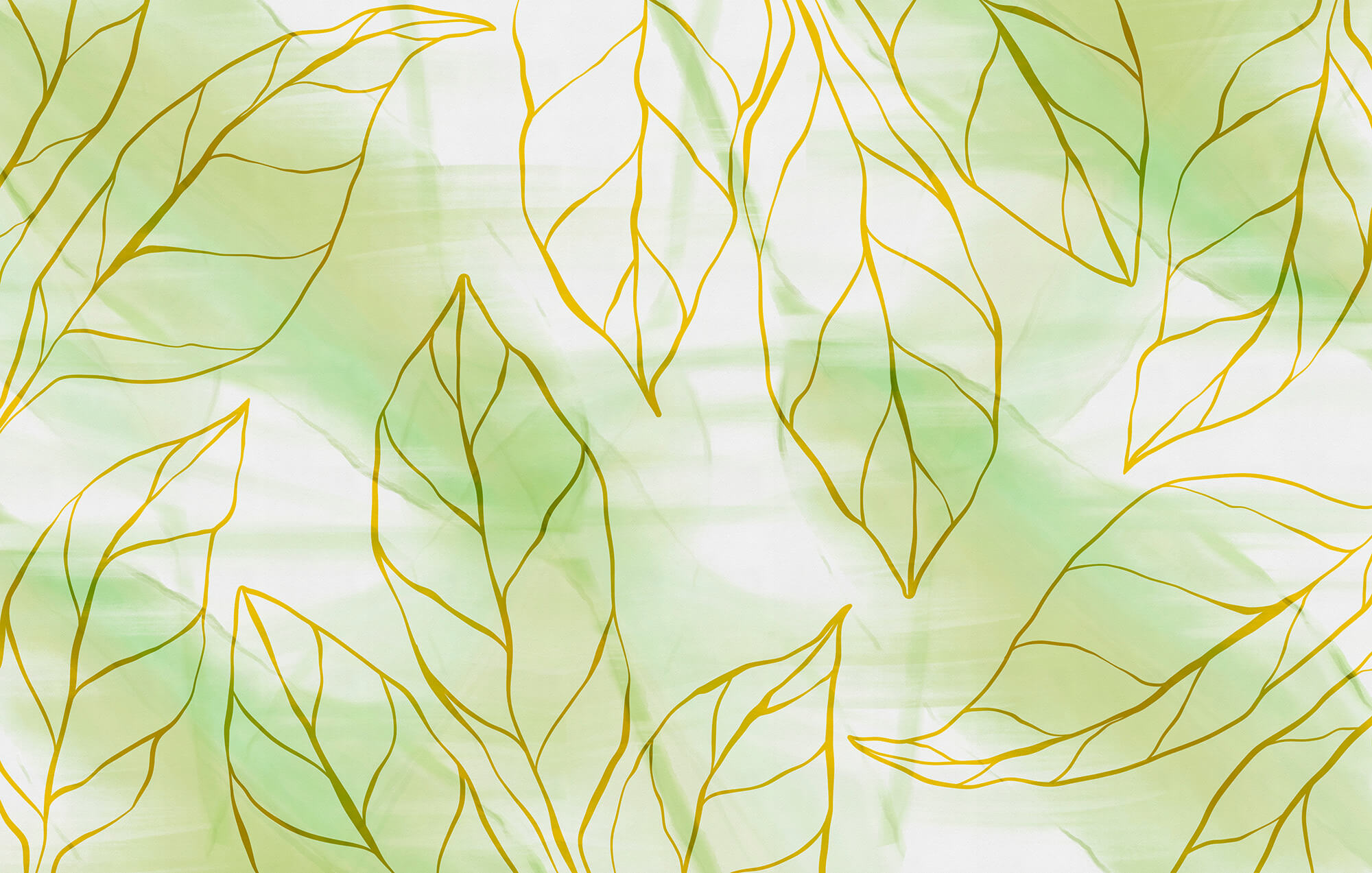 Pattern of leaves on a white surface Pattern of leaves on a white surface