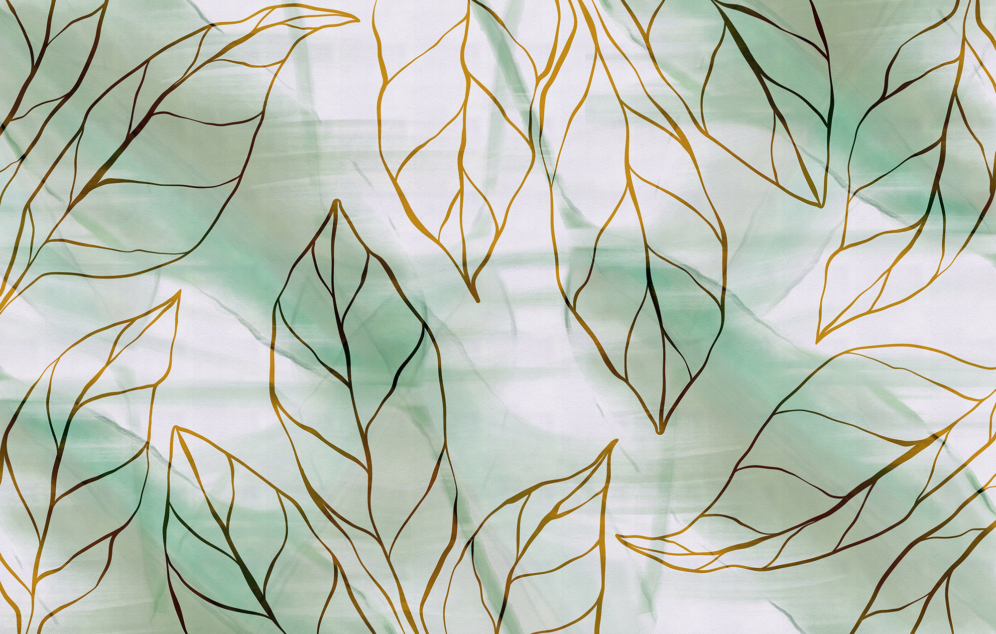 t00250v1p - Padrão de folhas num tecido - tegory