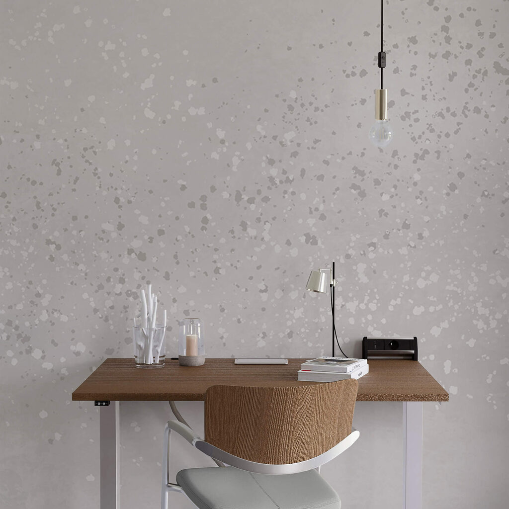 Fundo branco com pequenas manchas