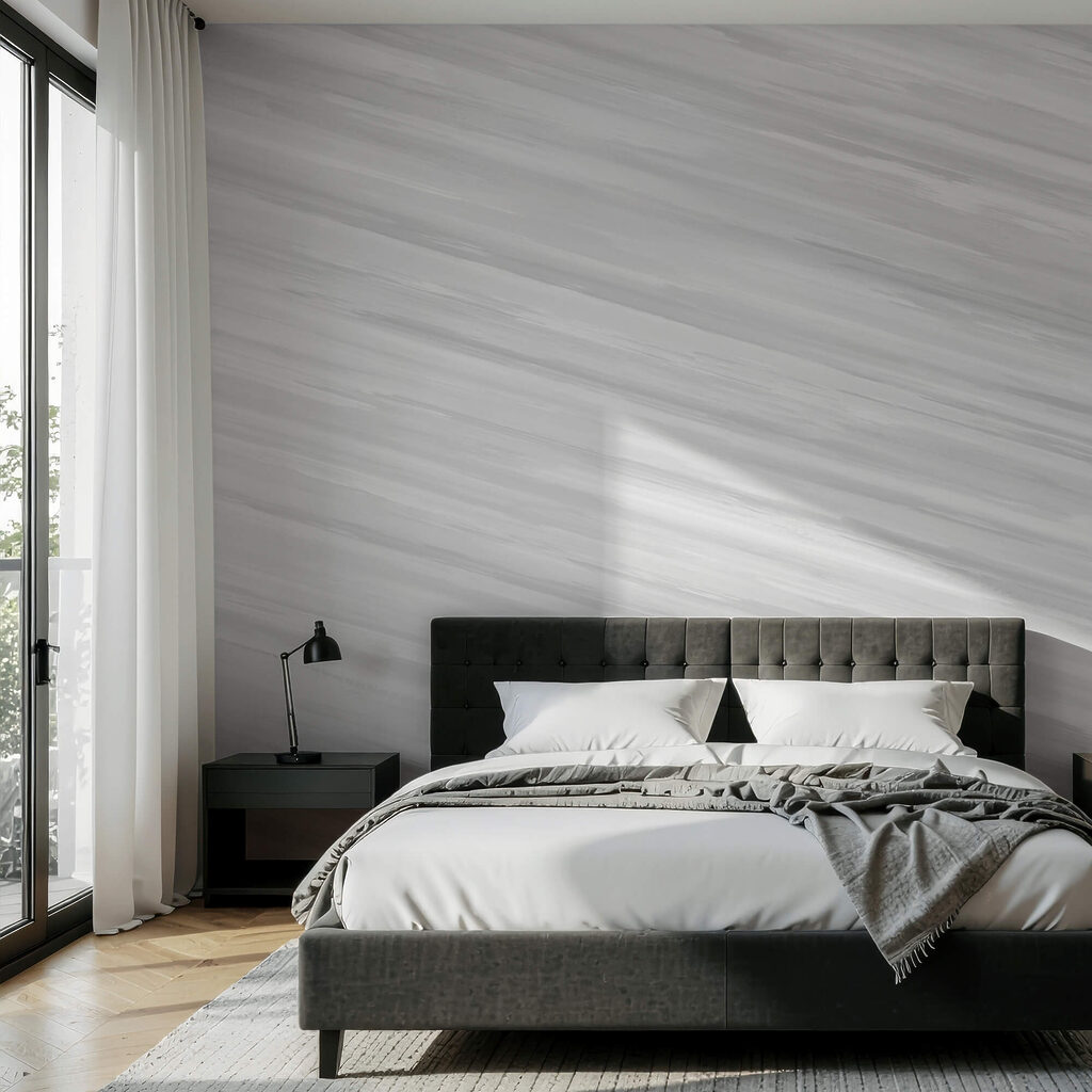 Superfície com riscas brancas e cinzentas