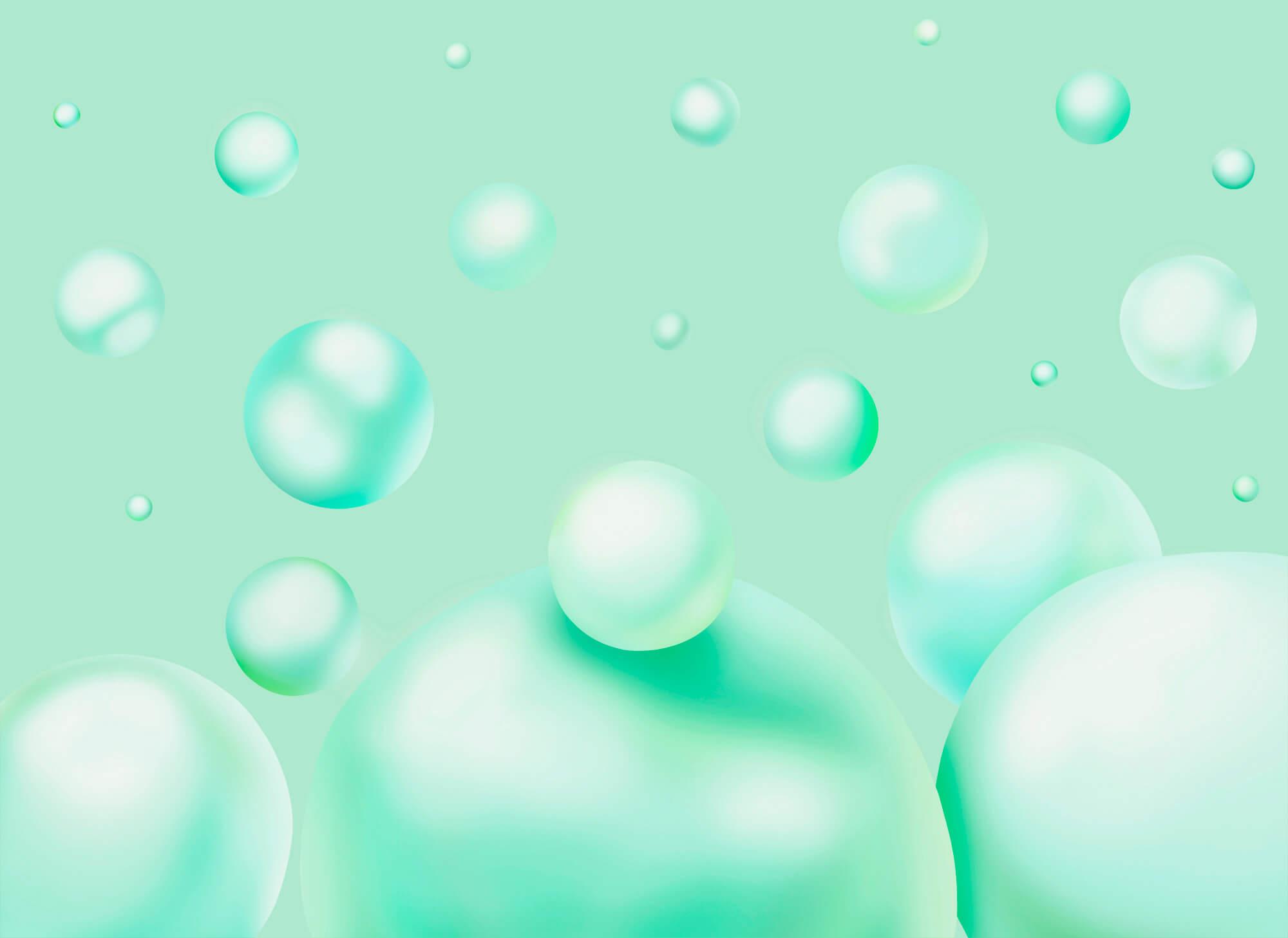 Group of bubbles floating in the air Group of bubbles floating in the air