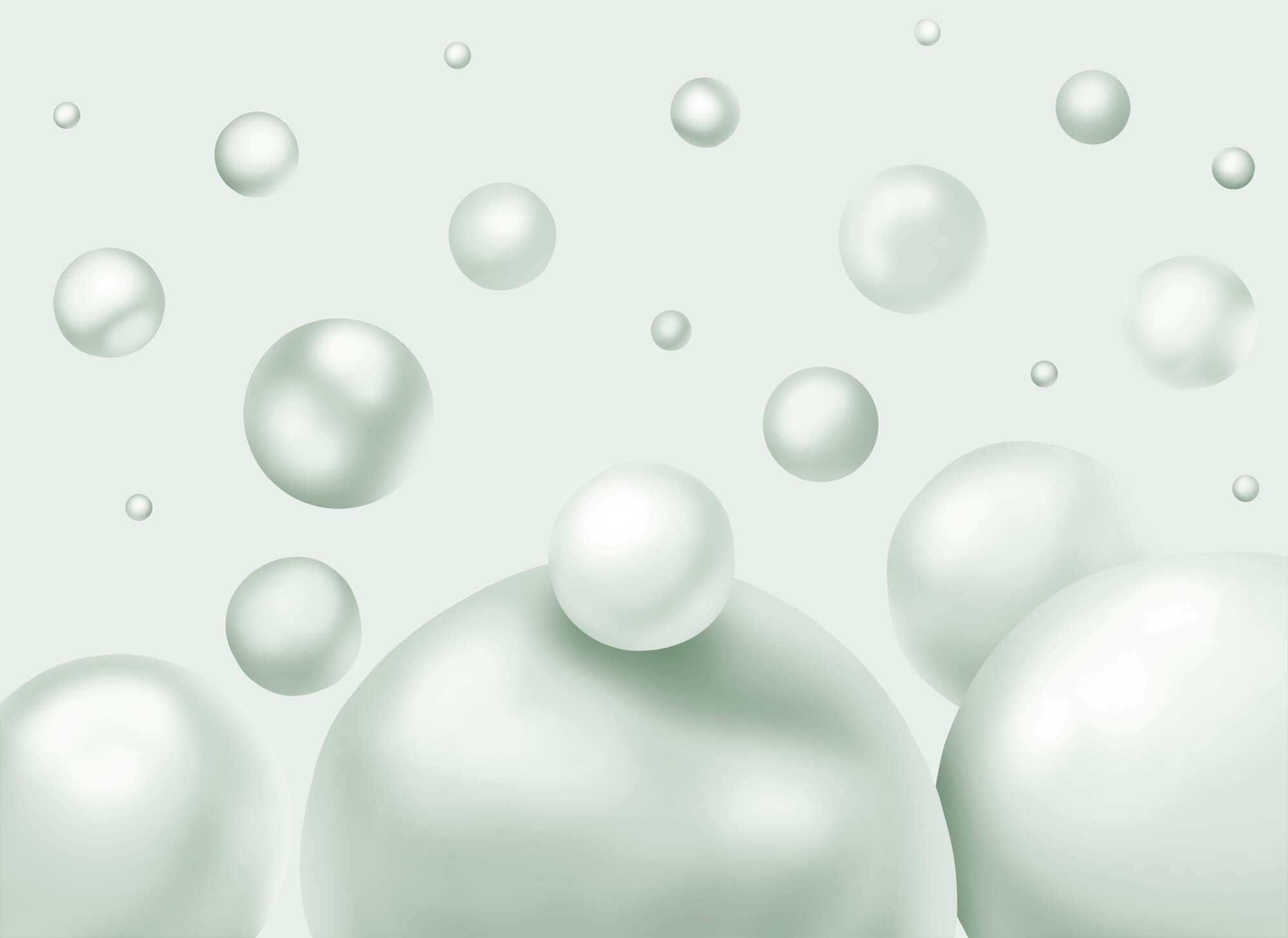 Group of white balls