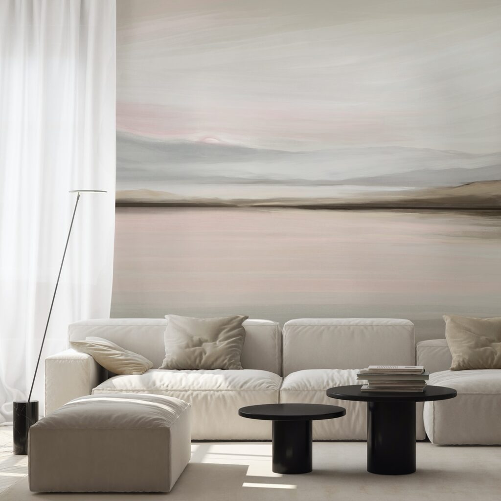 Pintura de uma paisagem