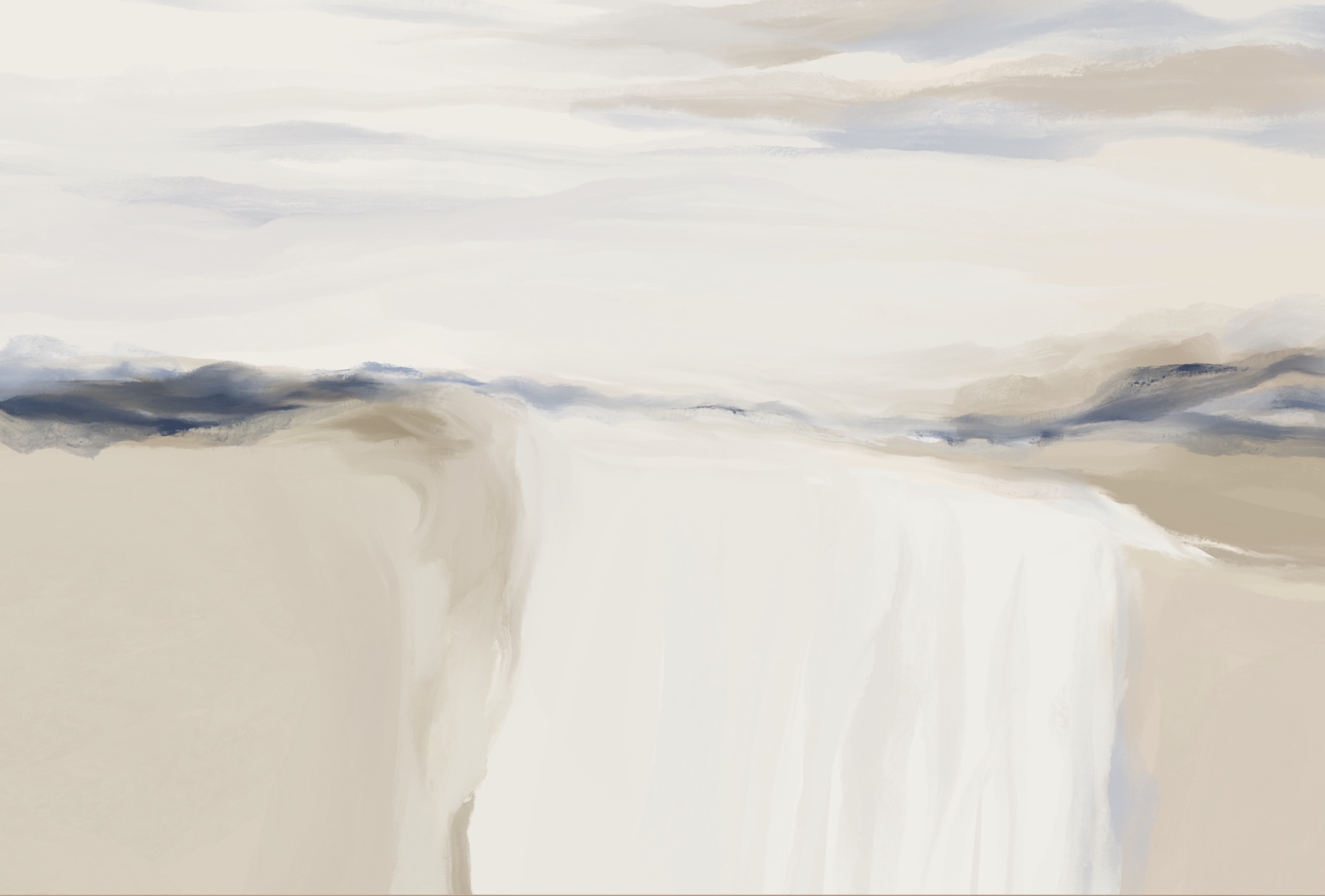 Waterfall in the sky Waterfall in the sky