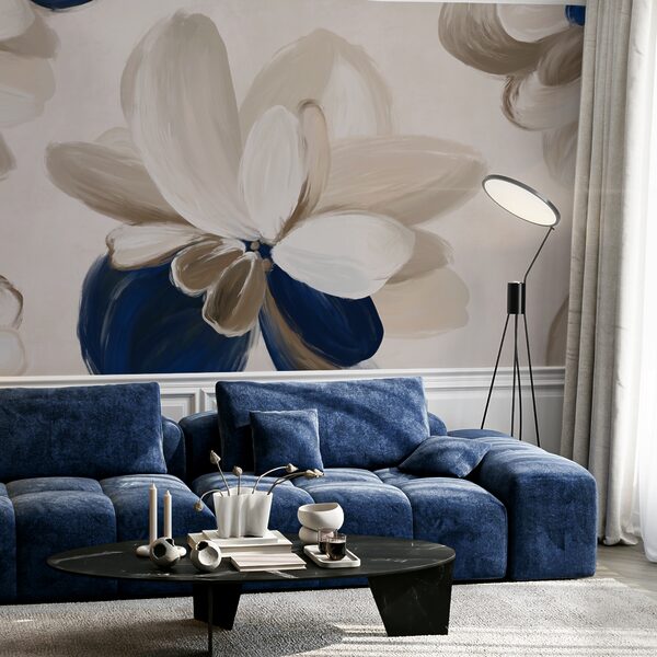 Papel de parede Papel de parede Pétalas suaves em tons de terra (REF: t00297)