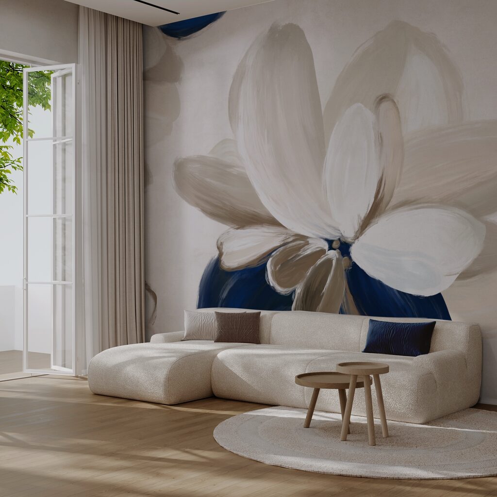 Pétalas suaves em tons de terra